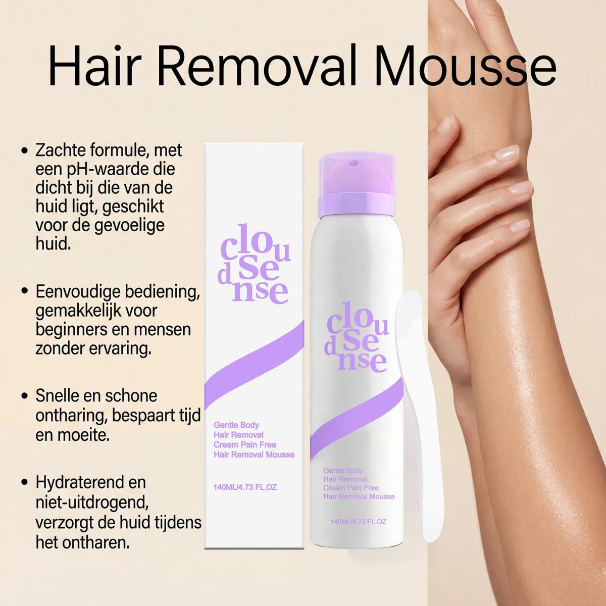 Silky Smooth Hair Removal Mousse